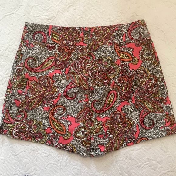 High waisted paisley shorts - Picture 4 of 5
